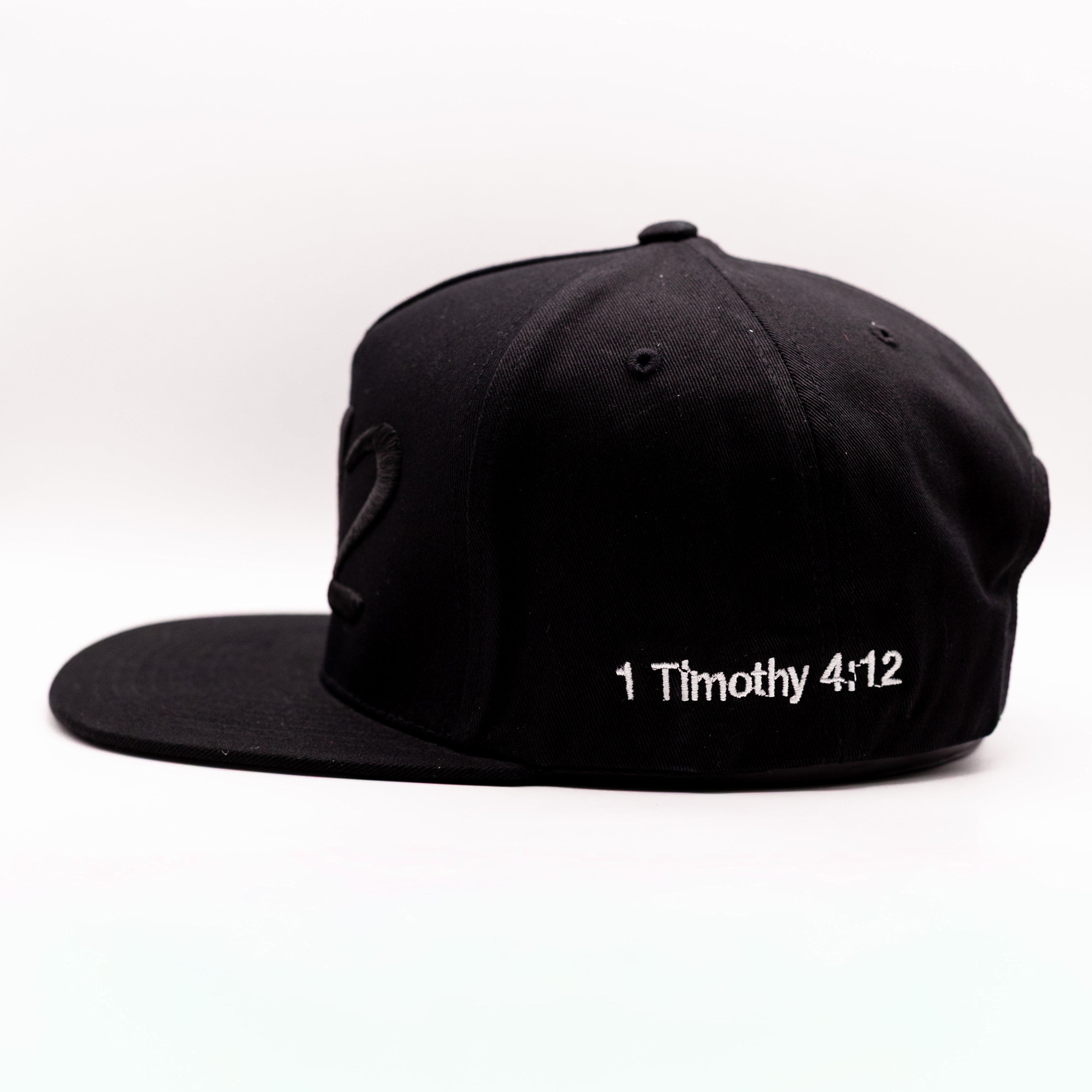 Black Brim-Black 412 Hat